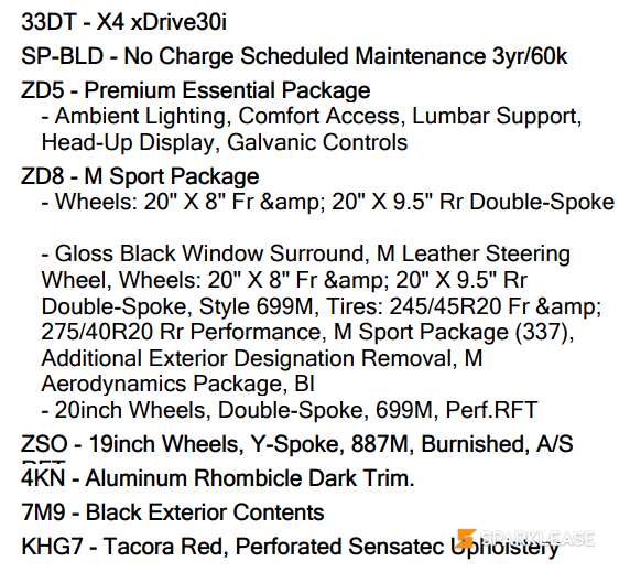 2024 BMW X4 30i 超值新车, Toronto, Lease Quote Provided