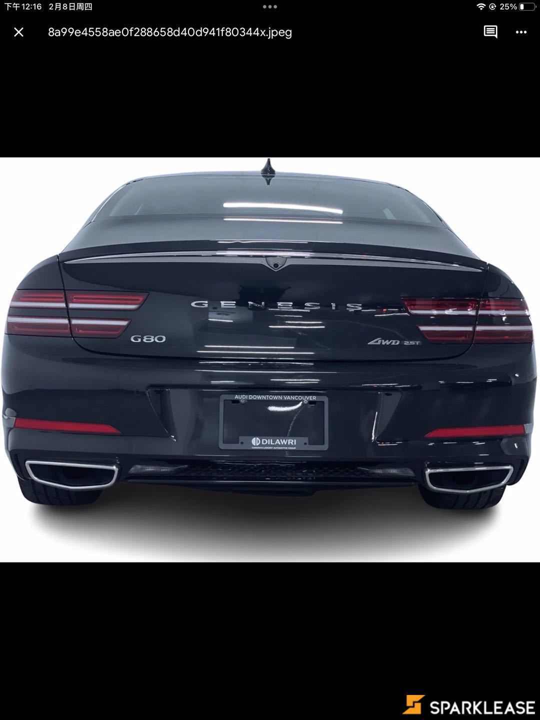 2023 Genesis  G80  3.5T Sport AWD , 温哥华, 五大行Finance估价