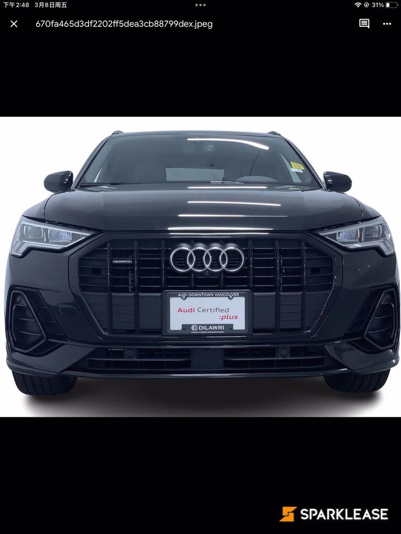 2020 Audi Q3 Technik 45 TFSI quattro, 温哥华, 五大行Finance估价