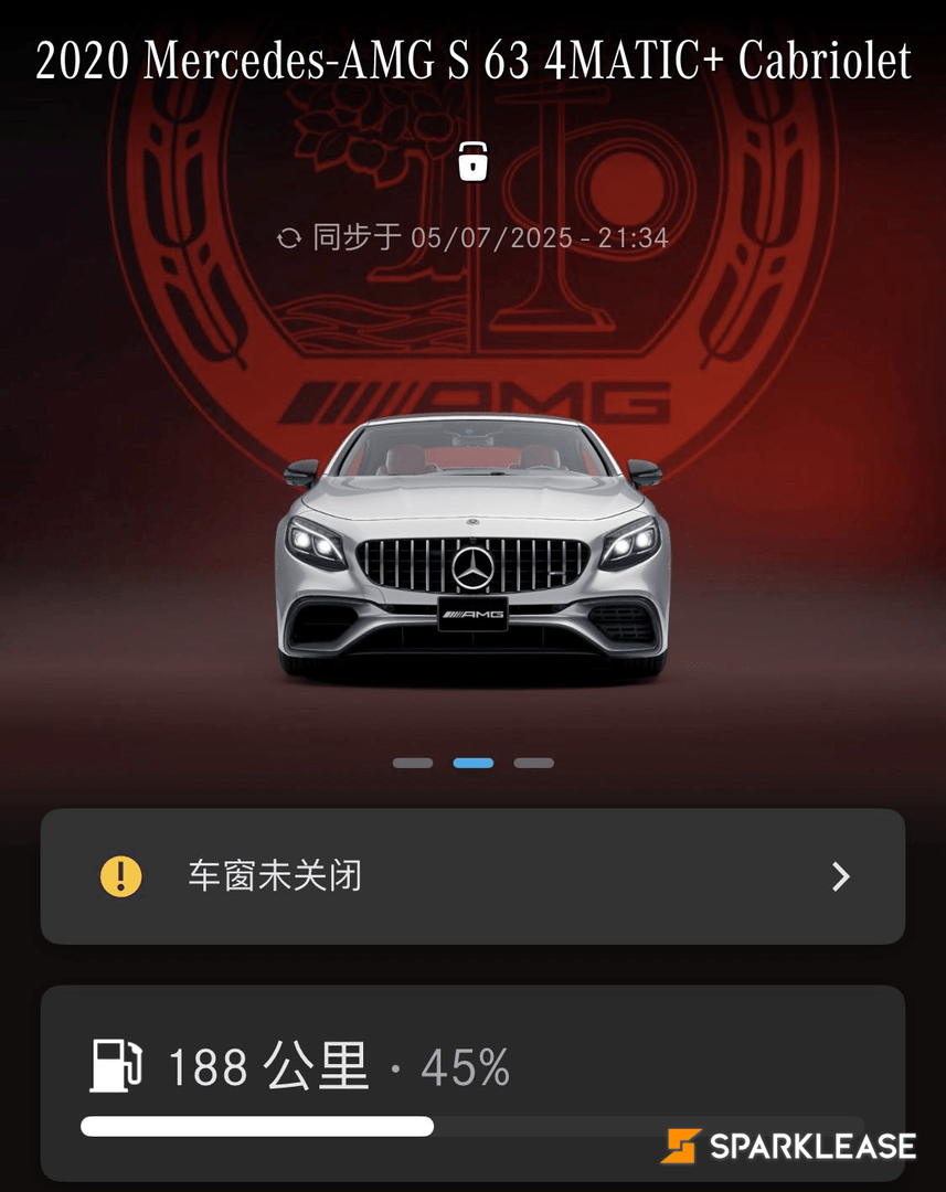 2019 Mercedes-Benz S-Class AMG S 63 4MAT..., Toronto, Lease Transfer