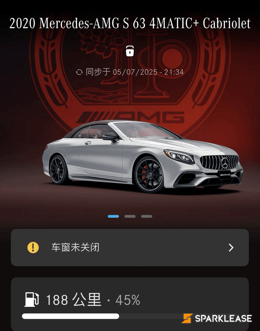 2019 Mercedes-Benz S-Class AMG S 63 4MAT..., Toronto, Lease Transfer