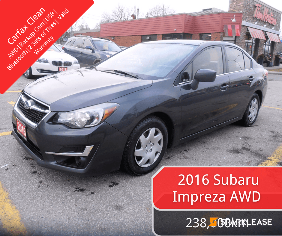 2016 Subaru Impreza 4dr Sdn CVT 2.0i, Toronto, Cash