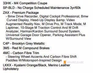 2026 BMW M4 Competition Coupe超值新车, Toronto, Lease Quote Provided