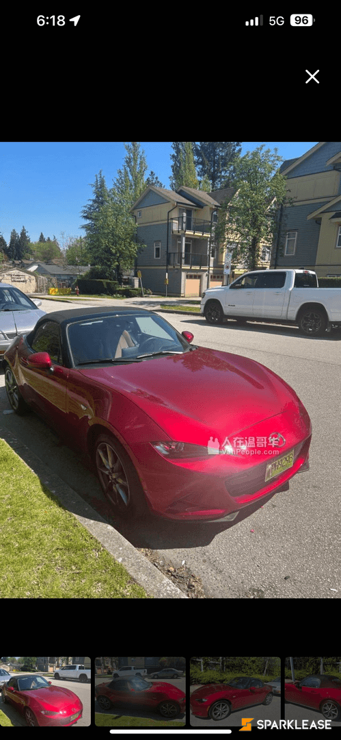 2022 Mazda MX-5 GT Auto, Vancouver, Lease Transfer